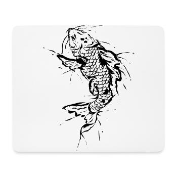 Fisch Angeln Karpfen - Mousepad (Querformat) - Weiß - Vorne