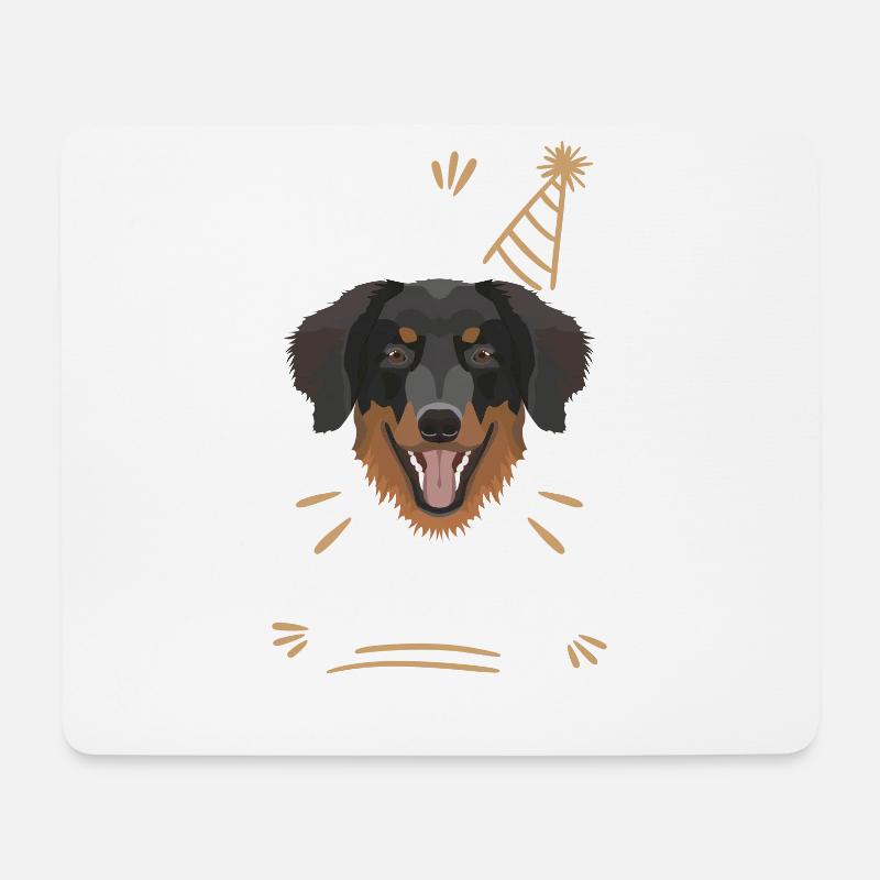 Geburtstag Geschenk Hovawart - Mousepad (Querformat) - Weiß