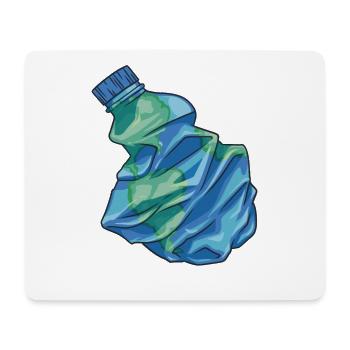 Environmental protection, Stop plastic waste in the sea - Mouse Pad (horizontal) - white - Front