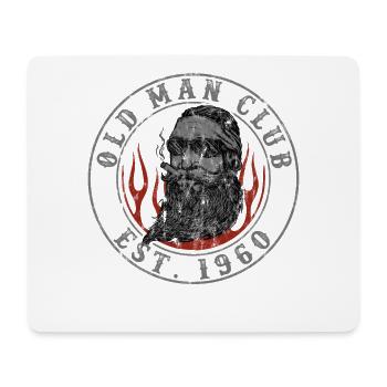 Old Man Club Est 1960 - Tapis de souris (format paysage) - blanc - Devant