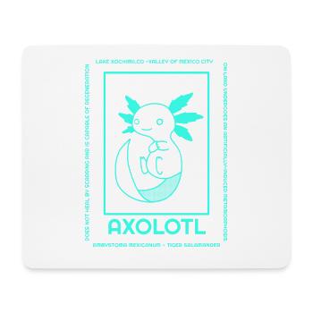 Axolotl Streetwear Illustration Tierschützer Teens - Mousepad (Querformat) - Weiß - Vorne