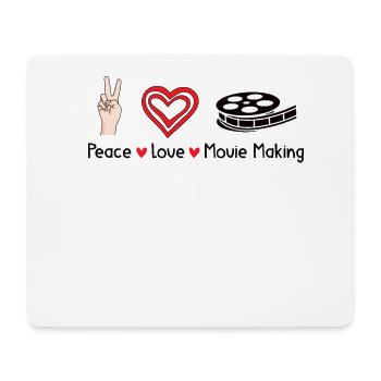 writer producer actor director filmmaker - Mouse Pad (horizontal) - white - Front