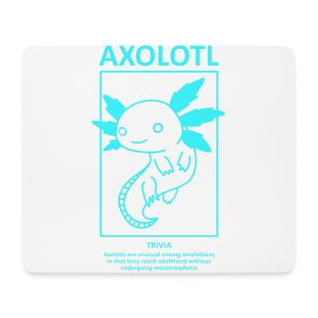 Doux Axolotl Ambystoma Kawaii Amphibians Breeder - Tapis de souris (format paysage) - blanc - Devant