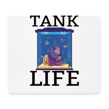 Aquaristik Aquarium Keeper Fishkeeper Salzwasser - Mousepad (Querformat) - Weiß - Vorne