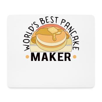 Pancake Maker Pancake Lover Drôle de gaufre - Tapis de souris (format paysage) - blanc - Devant