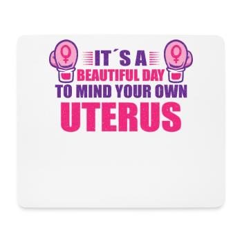 Feminism Women's Power Pro-choice Pro Abortion - Mouse Pad (horizontal) - white - Front