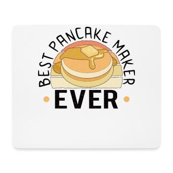 Pancake Maker Pancake Lover Drôle de gaufre - Tapis de souris (format paysage) - blanc - Devant