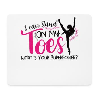 Ballet Ballerine Danse Danse Danse Ballet Cadeau - Tapis de souris (format paysage) - blanc - Devant