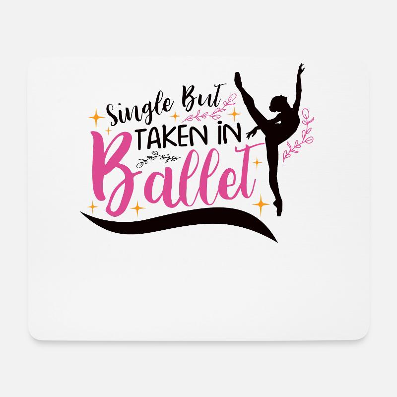 Ballet Ballerina Dance Dancer Dancing Ballet Gift - Mousepad (Querformat) - Weiß