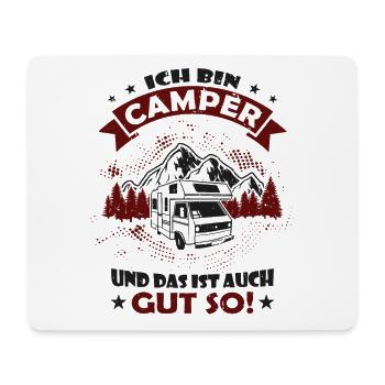 Ich bin Camper - Wohnmobil Womo - Mousepad (Querformat) - Weiß - Vorne