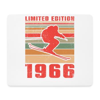 Skifahrer Skifahrerin Ski Geburtstag Baujahr 1966 - Mousepad (Querformat) - Weiß - Vorne
