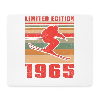 Ski Skifahrer Langlaufski Sport Geburtstag 1965 - Mousepad (Querformat) - Weiß - Vorne