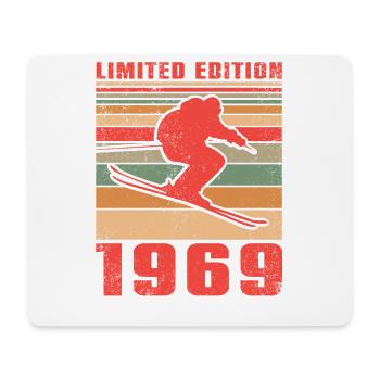 Skier Skier Birthday 1969 - Mouse Pad (horizontal) - white - Front