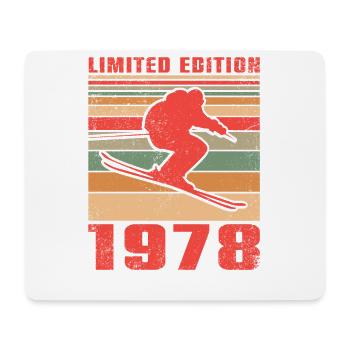 Ski Skifahrer Skifahrerin Sport Geburtstag 1978 - Mousepad (Querformat) - Weiß - Vorne