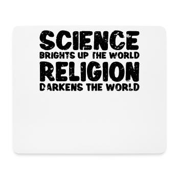 Atheist Atheismus Anti-religion Securalism God - Mousepad (Querformat) - Weiß - Vorne