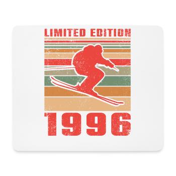 Ski Biathlon Skieur Sports d’hiver Anniversaire 1996 - Tapis de souris (format paysage) - blanc - Devant