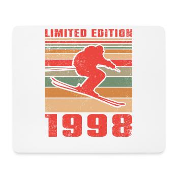 Ski Biathlon Skieur Sports d’hiver Anniversaire 1998 - Tapis de souris (format paysage) - blanc - Devant