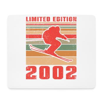 Ski de fond Skieurs Anniversaire 2002 - Tapis de souris (format paysage) - blanc - Devant