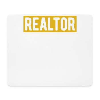 Broker Funny Definition For Real Estate Agents - Mouse Pad (horizontal) - white - Front