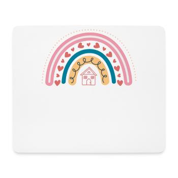 Propriétés pour agents immobiliers - Tapis de souris (format paysage) - blanc - Devant