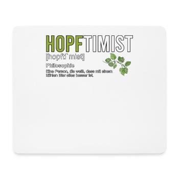 Hopftimist - Mousepad (Querformat) - Weiß - Vorne