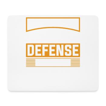 Bücher Ihre Beste Verteidigung Für Buchliebhaber - Mousepad (Querformat) - Weiß - Vorne