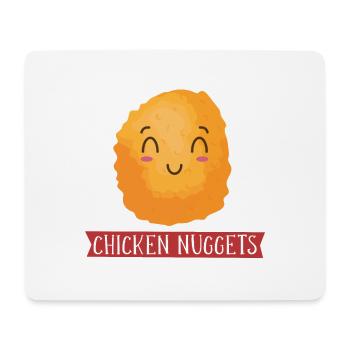 Ask me if Nuggets Nugget Lover Chicken - Mouse Pad (horizontal) - white - Front