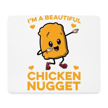 Beautiful Chicken Nugget Lover Chicken Nuggets - Mouse Pad (horizontal) - white - Front