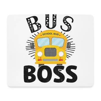 Schulbusfahrer Sei Nett Zum Schulbusfahrer - Mousepad (Querformat) - Weiß - Vorne
