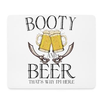 Beer Lover Pirate Pirate Ship Pirate Captain - Mouse Pad (horizontal) - white - Front