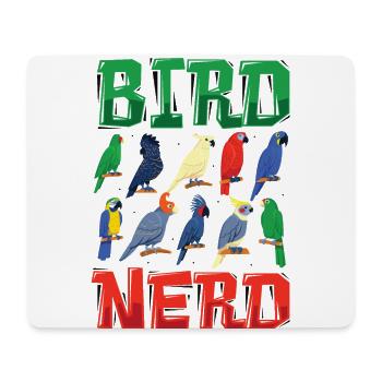Bird Watching Nerd - Mouse Pad (horizontal) - white - Front
