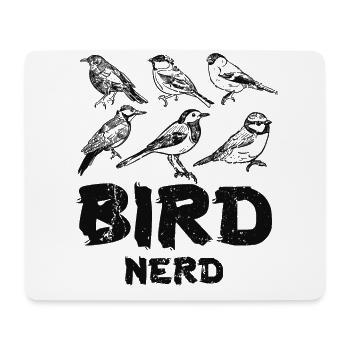 Bird Watching Nerd - Mouse Pad (horizontal) - white - Front