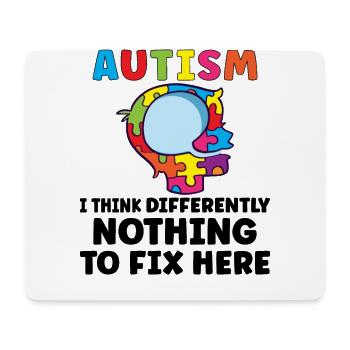 Autism Awareness Autism Disease Autistic Gift - Mousepad (Querformat) - Weiß - Vorne