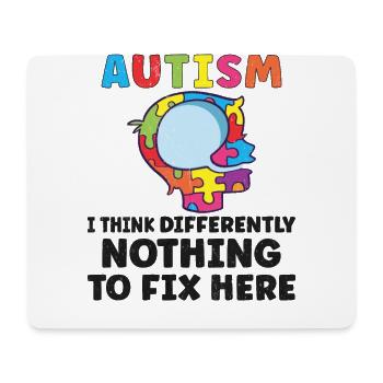 Autism Awareness Autism Disease Autistic Gift - Mousepad (Querformat) - Weiß - Vorne