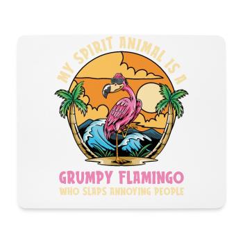 Spirit Animal Ist Mürrischer - Mousepad (Querformat) - Weiß - Vorne