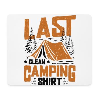 Funny Caper, letztes sauberes Camping. - Mousepad (Querformat) - Weiß - Vorne