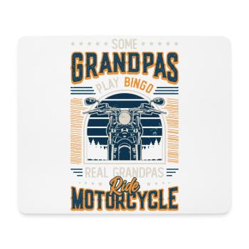Certains grands-pères jouent au Bingo Proper Ride Moto - Tapis de souris (format paysage) - blanc - Devant