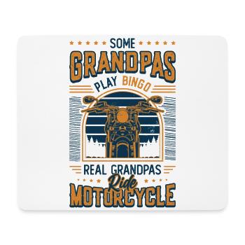 Certains grands-pères jouent au Bingo Proper Ride Moto - Tapis de souris (format paysage) - blanc - Devant