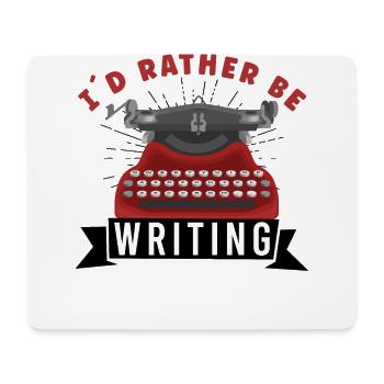 Autor Schreiben Schriftsteller Literatur - Mousepad (Querformat) - Weiß - Vorne