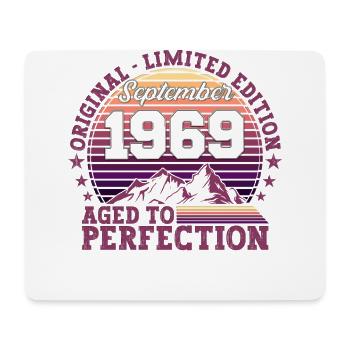 Original September 1969 53rd Birthday Gift - Mouse Pad (horizontal) - white - Front