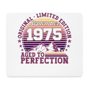 Original Septembre 1975 47th Birthday Gift - Tapis de souris (format paysage) - blanc - Devant