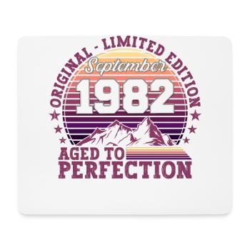 Original Septembre 1982 40th Birthday Gift - Tapis de souris (format paysage) - blanc - Devant