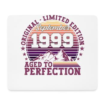 Original Septembre 1999 23e anniversaire Cadeau - Tapis de souris (format paysage) - blanc - Devant