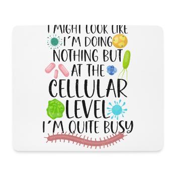 Microbiologist Microbiology Lab Staph Biology - Mouse Pad (horizontal) - white - Front