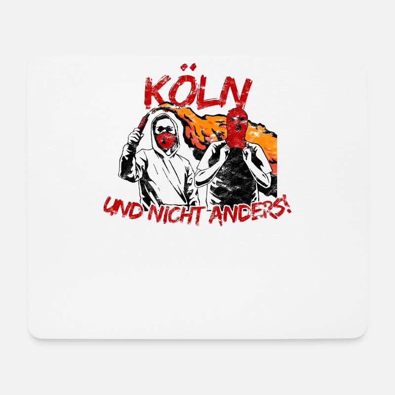 Köln und nicht anders UPDATE - Mousepad (Querformat) - Weiß