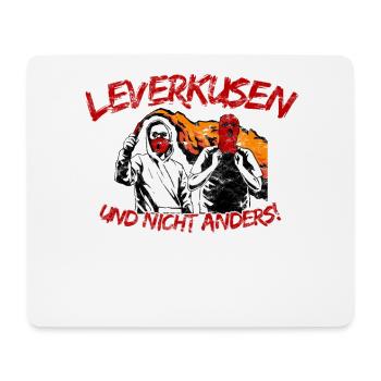 Leverkusen und nicht anders UPDATE - Mousepad (Querformat) - Weiß - Vorne