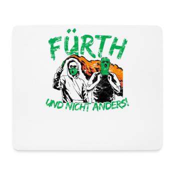 Fürth und nicht anders UPDATE - Mousepad (Querformat) - Weiß - Vorne