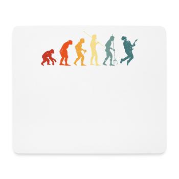 Guitar Evolution Guitar Lovers Guitarist - Mouse Pad (horizontal) - white - Front