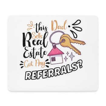 Real Estate Agent Realtor Home Closing Investor - Mouse Pad (horizontal) - white - Front