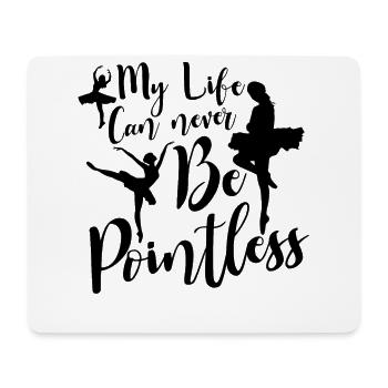 Ballet Ballerine Danse Danse Danse Ballet Cadeau - Tapis de souris (format paysage) - blanc - Devant